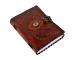 Handmade Brown Leather Journal Note Book Eye 120 Handmade Paper Dairy